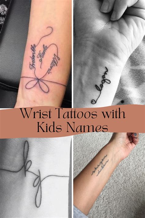 daughter name tattoo designs|tattoos with kids initials.